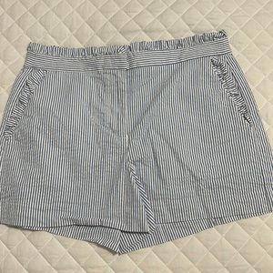 JCrew ruffle shorts